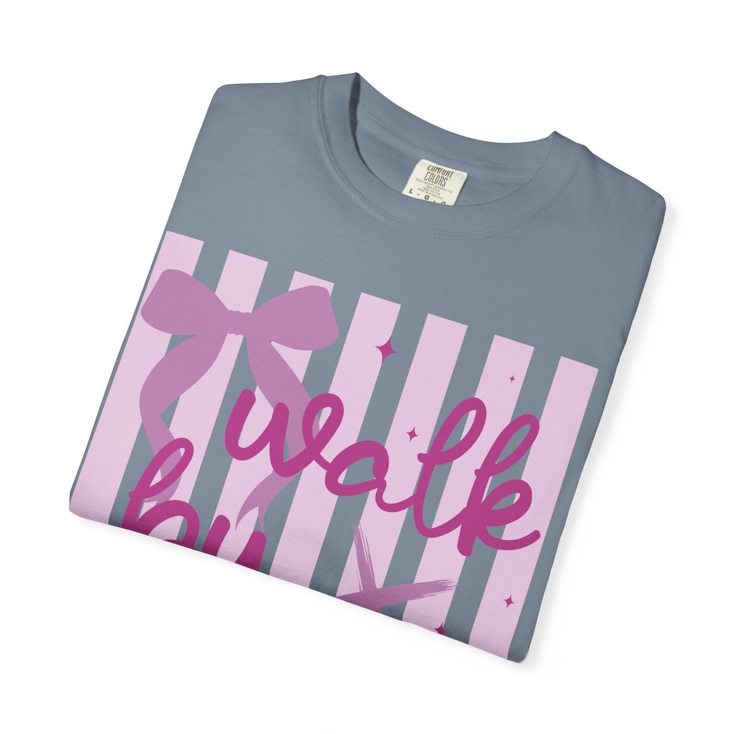 Walk by Faith T-Shirt — Pink Script Faith Graphic Tee