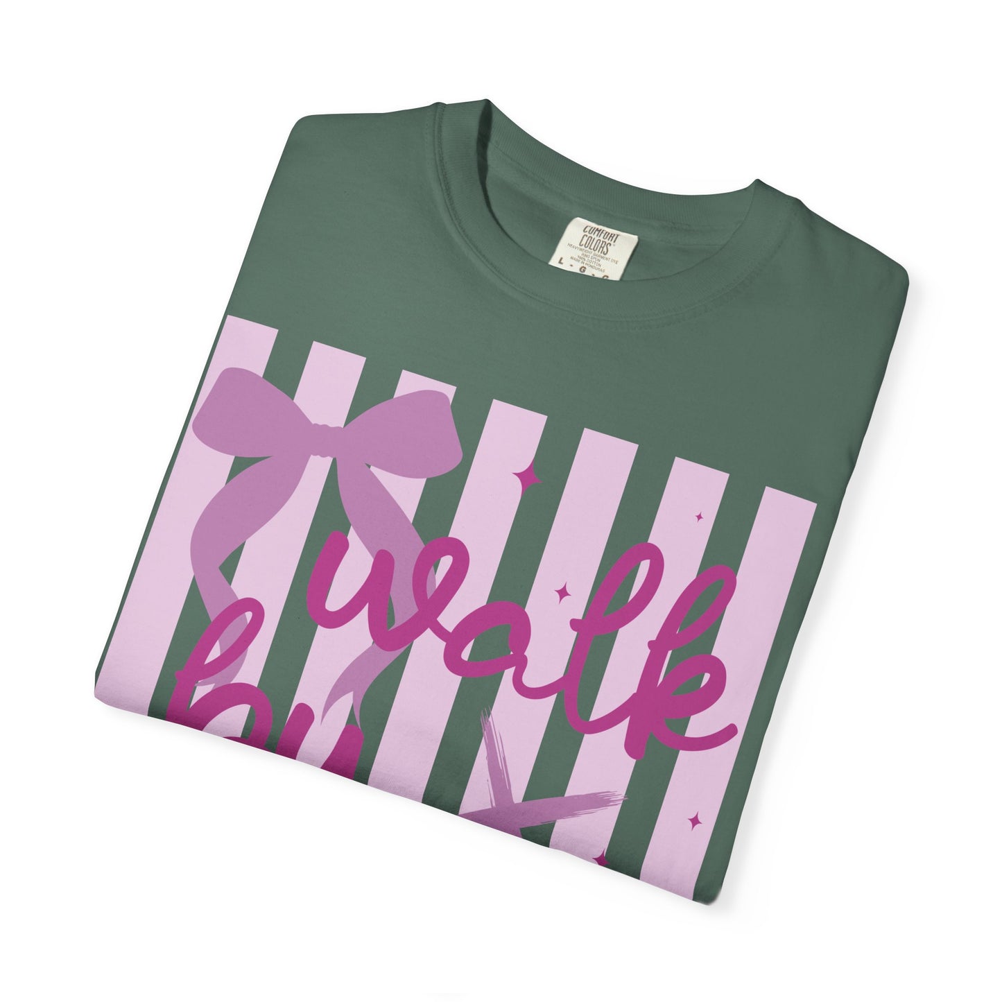 Walk by Faith T-Shirt — Pink Script Faith Graphic Tee