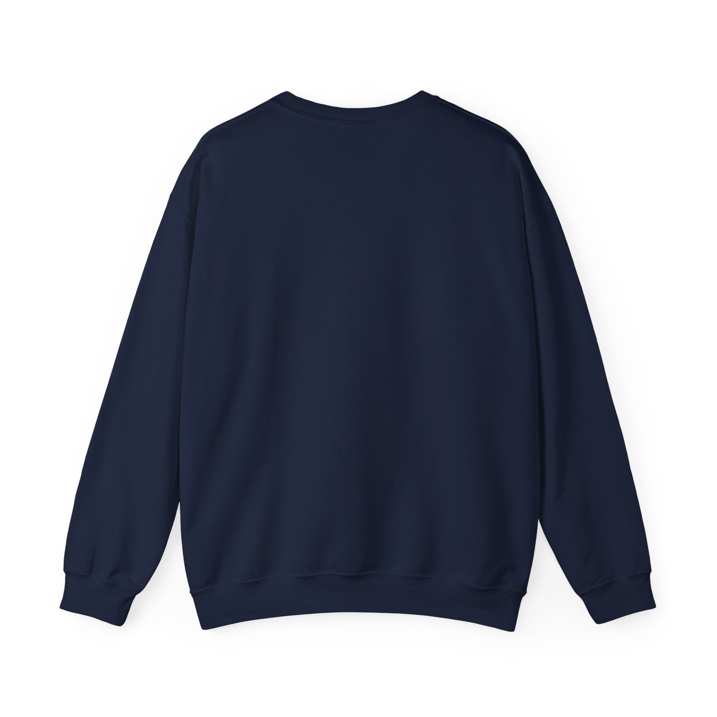 God Is Good Crewneck Sweatshirt — Colorful Patchwork Christian Graphic