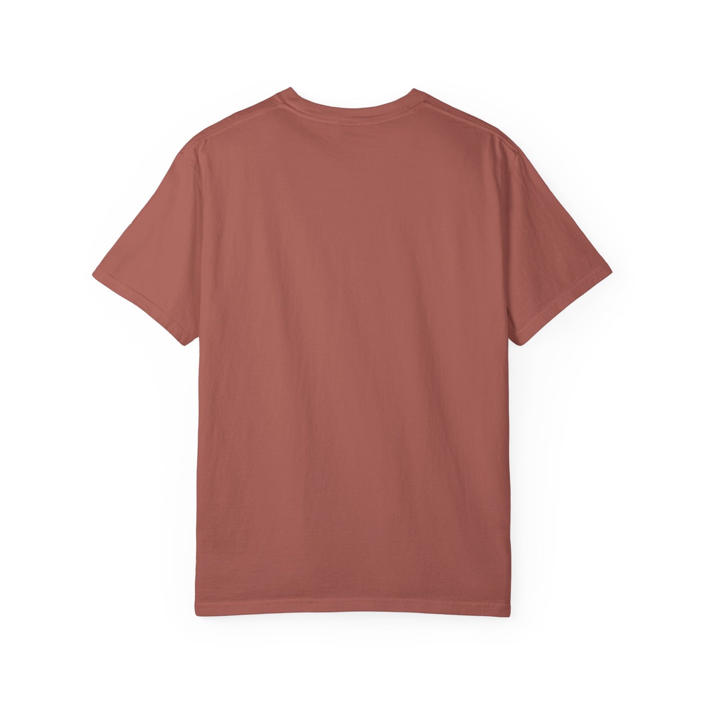 Christian Graphic T-Shirt — "Big Jesus Fan" Pink Text on Red Stripe Tee
